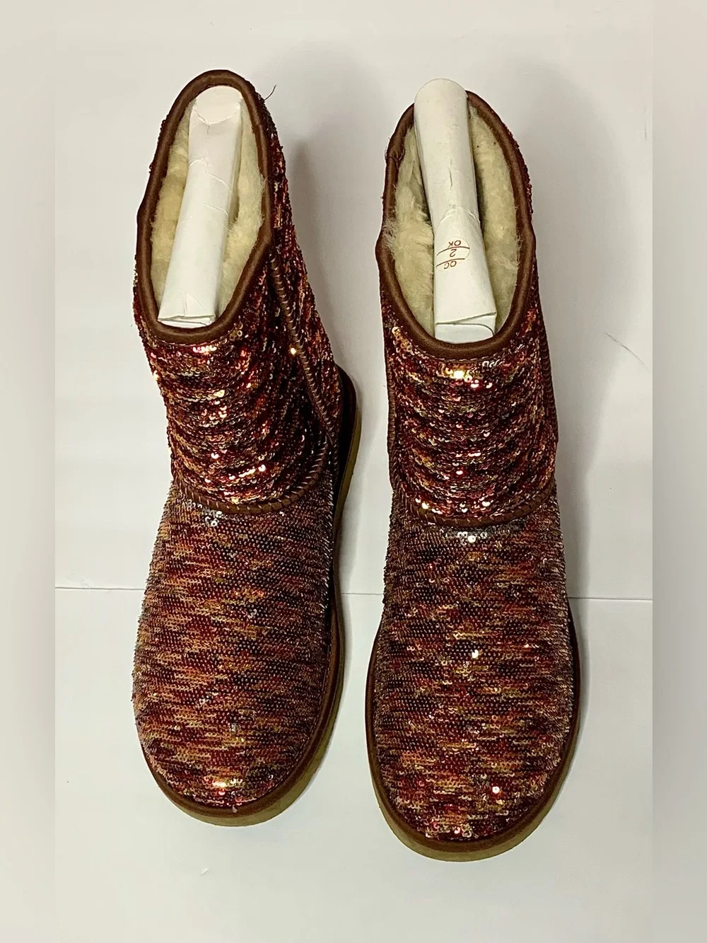 UGG Australia Classic Short Sparkles Sequin Boots (Rare Color-way)